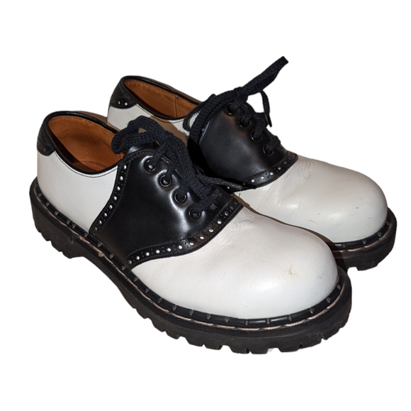 1990s Vintage Gripfast Saddle Shoes - Picture 1 of 3